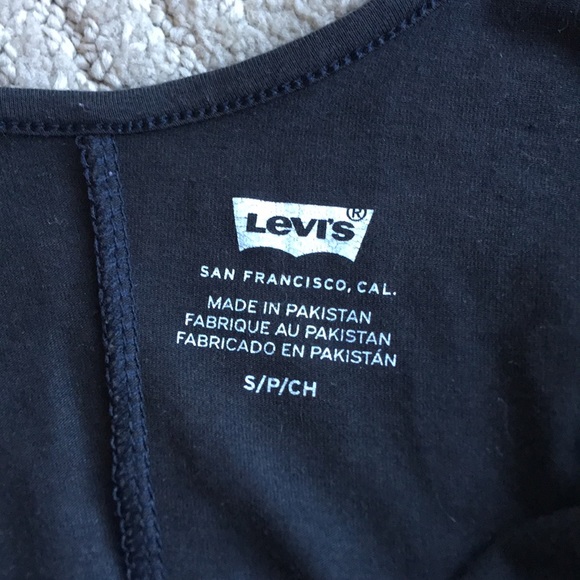 Levi’s black long sleeve low cut bodysuit - Picture 6 of 6